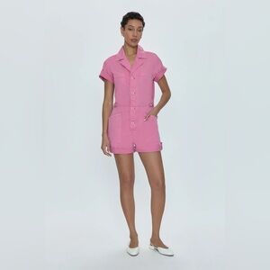 PISTOLA Parker Romper in Flamingo